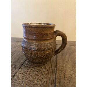 Handcrafted, Rustic Studio Pottery Mug With "Murry" Signature